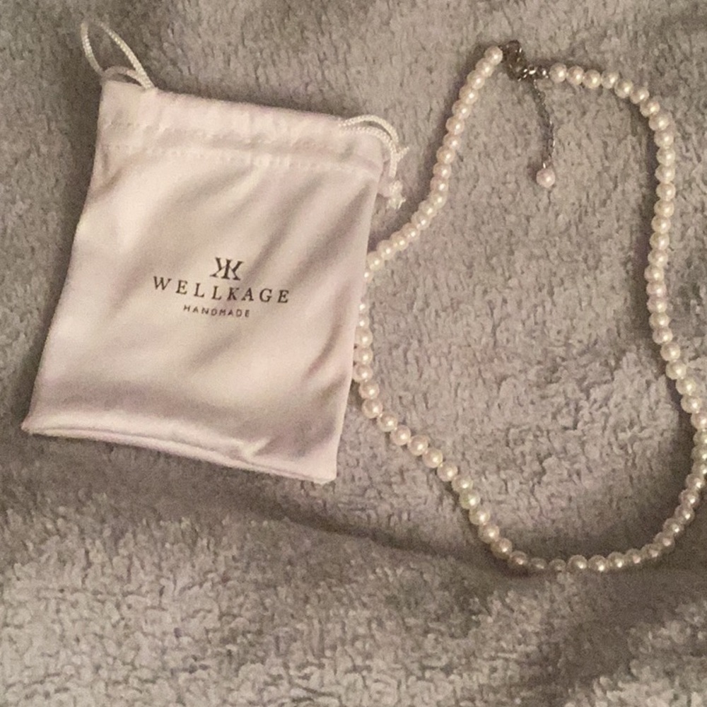 Wellkage imitation pearl necklace